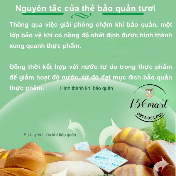 Gói hút ẩm/Thẻ Bảo quản thực phẩm/ Túi bảo quản chống ẩm mốc thực phẩm
