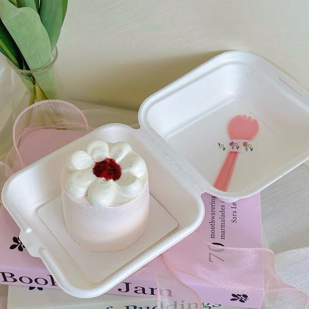 50 Muỗng Nĩa Nhựa Ăn Bánh Kem, Bánh Bông Lan Siêu Xinh