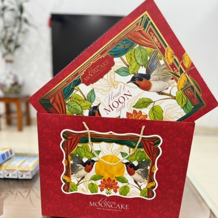 Hộp Trung Thu Vọng Nguyệt 4 Bánh + Trà