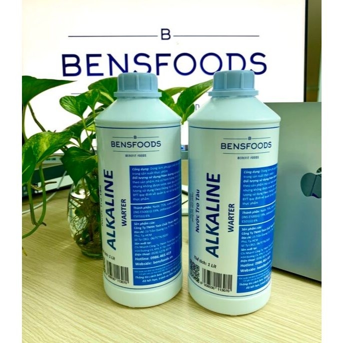 NƯỚC TRO TÀU (ALKALINE WARTER) -bensfoods 1lít - 5 lít