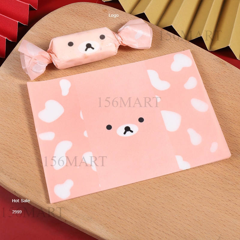 Set 100 Giấy gói kẹo xoắn 2 đầu/ Giấy gói kẹo nougat