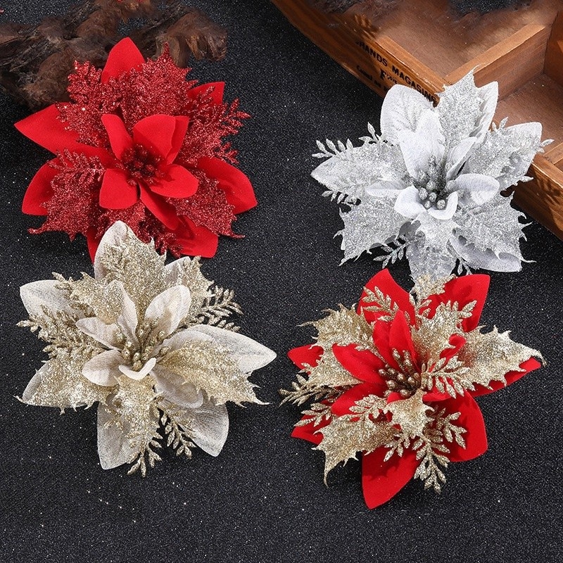 Set 5 Hoa Trạng nguyên - Trạng kép - Sung làm oản decor, trang trí giỏ quà Tết