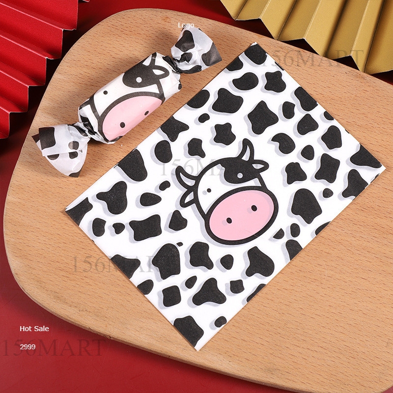 Set 100 Giấy gói kẹo xoắn 2 đầu/ Giấy gói kẹo nougat