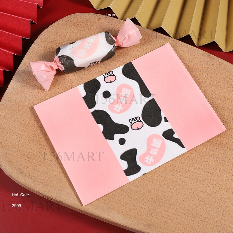 Set 100 Giấy gói kẹo xoắn 2 đầu/ Giấy gói kẹo nougat