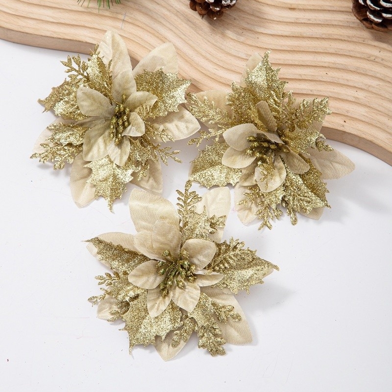 Set 5 Hoa Trạng nguyên - Trạng kép - Sung làm oản decor, trang trí giỏ quà Tết