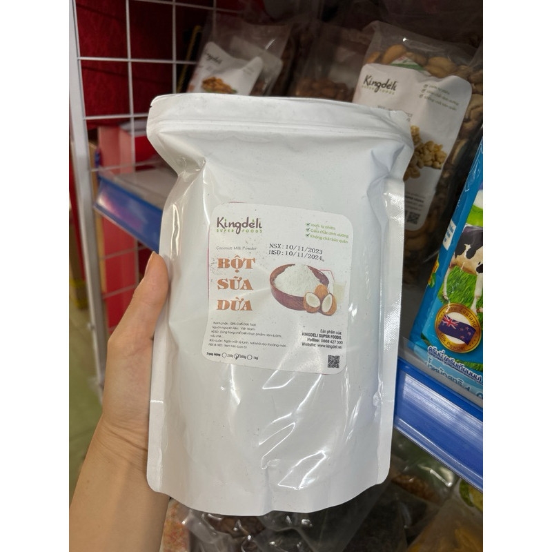 BỘT CỐT DỪA NGUYÊN CHẤT( giao thương hiệu ngẫu nhiên )