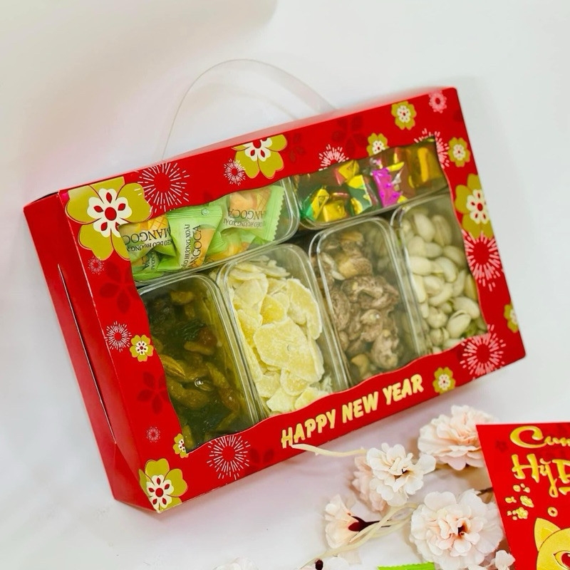 SET 5 HỘP ĐỰNG QUÀ TẾT-GIÁ RẺ  (giá sỉ tận xưởng )
