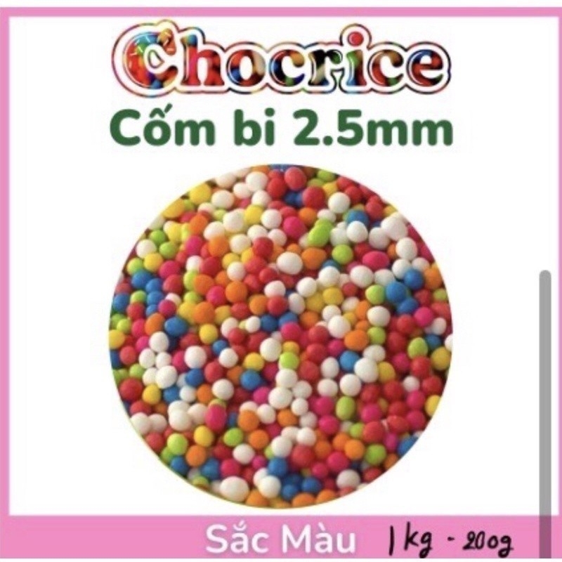 Cốm Màu trang trí bánh Chocrice - 156mart