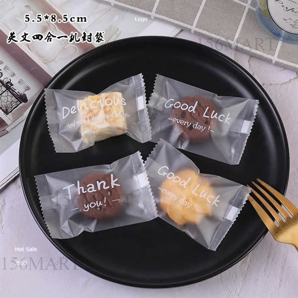 Túi kẹo 4x9cm , túi bánh cooki 7x10cm đựng bánh qui, đựng kẹo