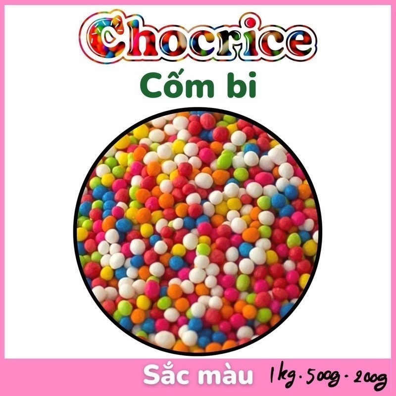 Cốm Màu trang trí bánh Chocrice - 156mart