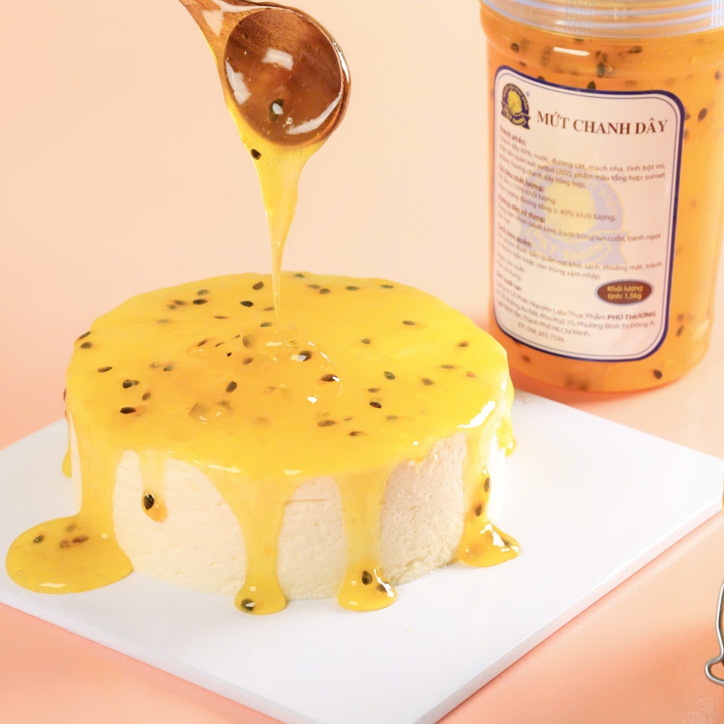 Nhân mứt Khóm, Mứt Dâu, Mứt Việt Quất (có xác trái cây) Phú Thương 1.5kg