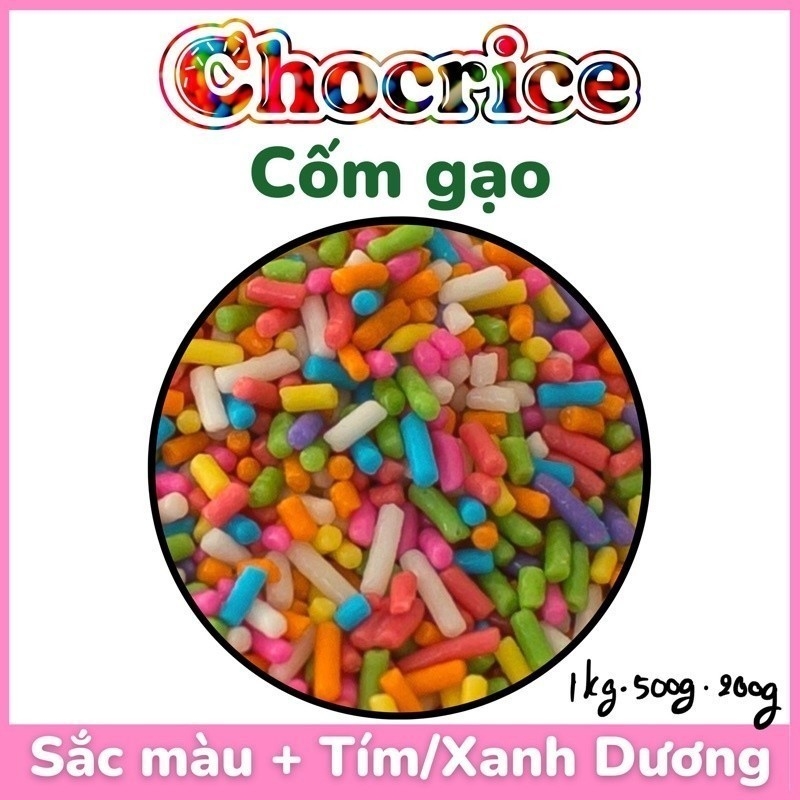 Cốm Màu trang trí bánh Chocrice - 156mart