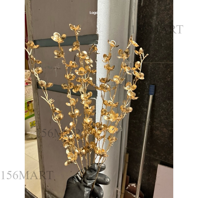 Cành mai đồng 7 nhánh trang trí quà tểt