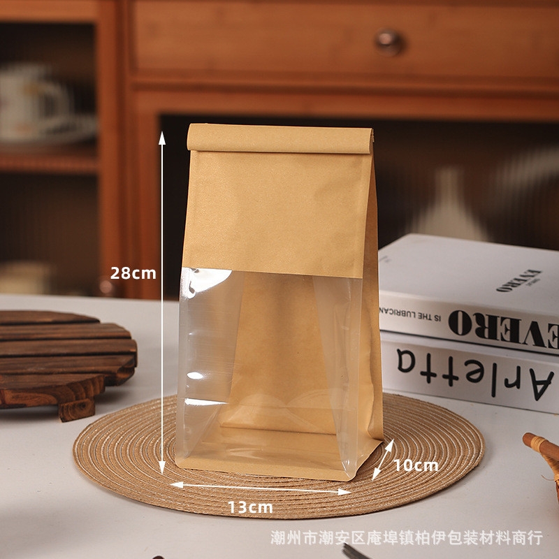 Túi Giấy Kraft Đựng Bánh Mì Sandwich, Bánh Gối, Bánh Mì Hoa Cúc, Bánh Kẹo Các Loại