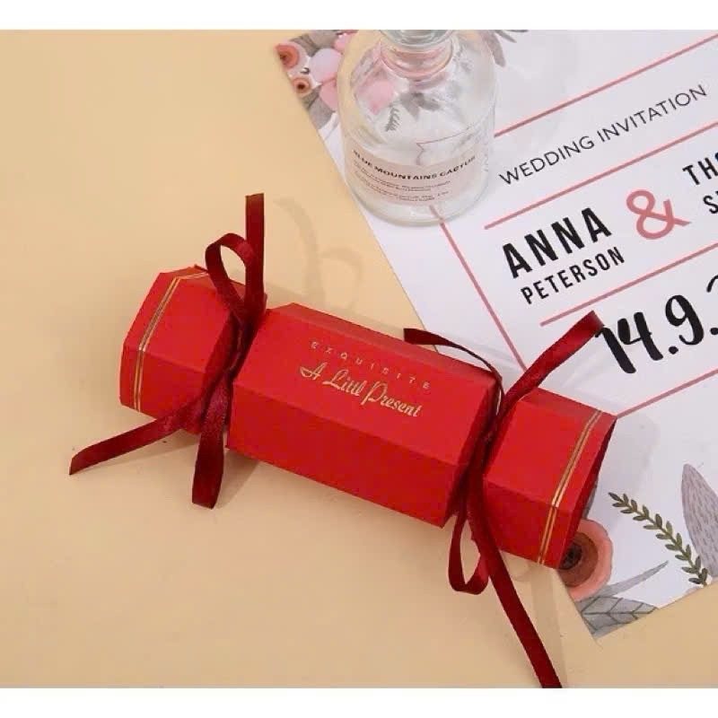 Set 5 Vỏ Kẹo Nơ Trang Trí Giỏ quà Tết- Giấy Dày Đẹp