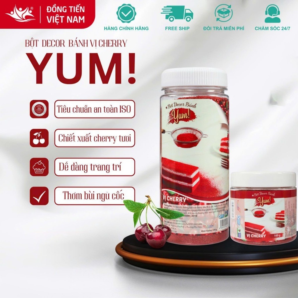 Bột Rắc Yum! Trang Trí Bánh Sinh Nhật, Bánh Donut Lọ 100G/300G 10 Vị - 156mart