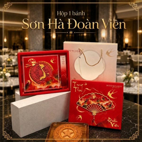 Hộp Trung thu 1 Bánh lớn 300G / 500G / 600G / 1,2KG  - 156MART