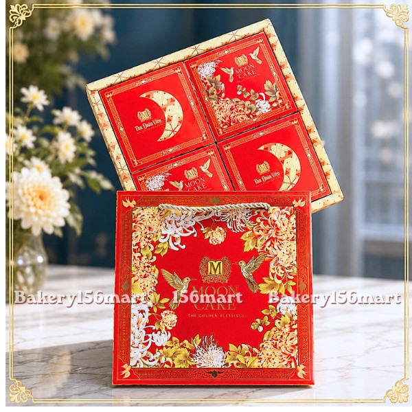 Combo 5-10 Hộp trung thu giá rẻ - Không nắp  (Mẫu mới 2026)