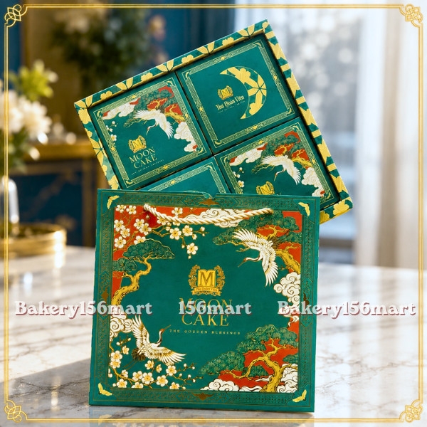 Combo 5-10 Hộp trung thu giá rẻ - Không nắp  (Mẫu mới 2026)