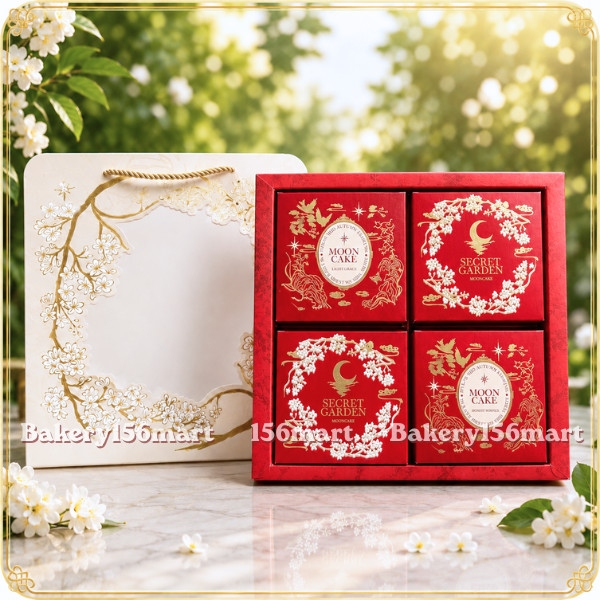 Combo 5-10 Hộp trung thu giá rẻ - Không nắp  (Mẫu mới 2026)