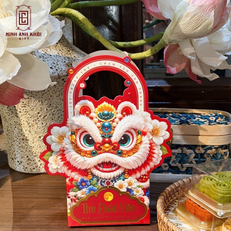 10-50 Túi Giấy LÂN NGỌC NGÀ Đựng 1 Bánh - 2 Bánh Trung Thu 150g - 200g - 250g - 300g