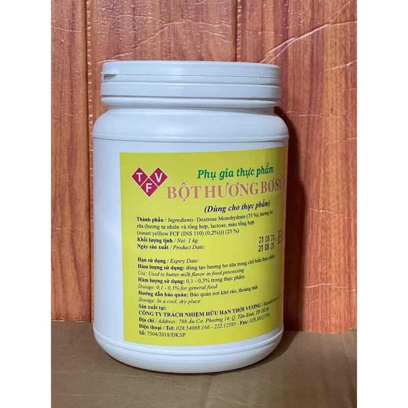 Hương Bơ Sữa Thới Vương Dạng Bột Siêu Thơm ( Butter Milk )-chiết lẻ 50g/100g và 250g