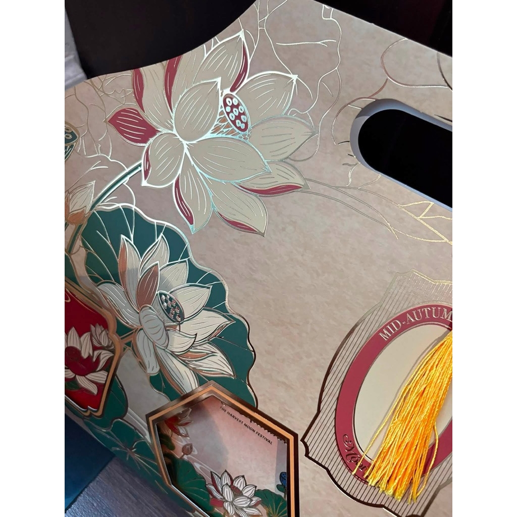 5-10 Vỏ Hộp Đựng 4 Bánh Trung Thu 150g - 200g - 250g [MOONLIT LOTUS]