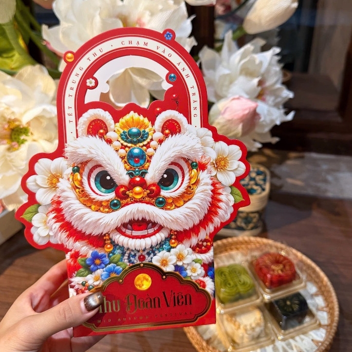 10-50 Túi Giấy LÂN NGỌC NGÀ Đựng 1 Bánh - 2 Bánh Trung Thu 150g - 200g - 250g - 300g