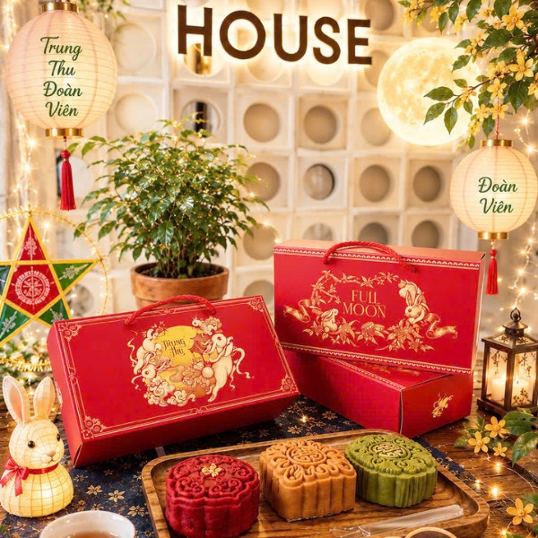 5-10 Hộp Trung Thu 2 bánh không hộp bánh con (150g-250g) - 2026