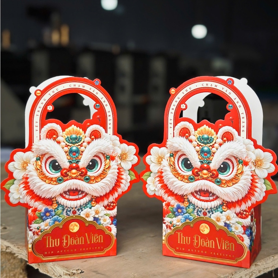 10-50 Túi Giấy LÂN NGỌC NGÀ Đựng 1 Bánh - 2 Bánh Trung Thu 150g - 200g - 250g - 300g