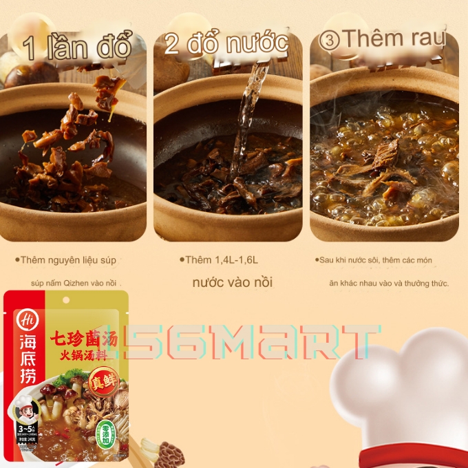 Cốt gia vị lẩu Haidilao thượng hạng đủ vị ngon mê ly (date mới nhất)
