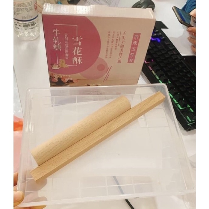Khuôn kẹo nougat 60 viên để rời 5 chi tiết chống dinh tốt