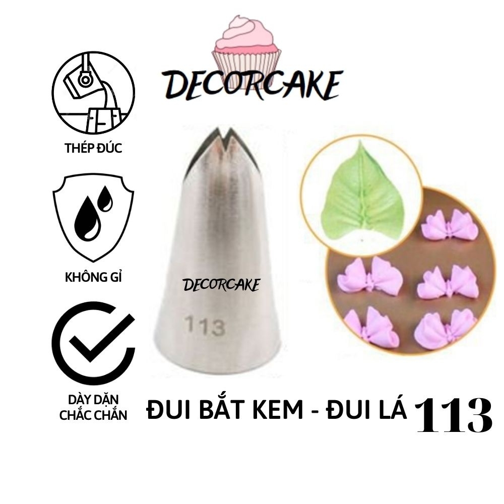 Đui Bắt Bông Kem Trang Trí Bánh