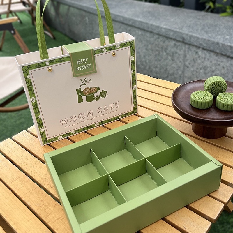 Set 5 Hộp Trung thu Mini 4-6 bánh (50-75gr) - Túi sang chảnh