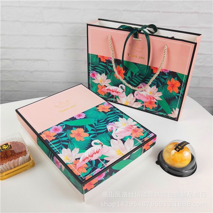 Set 5 Hộp Trung thu Mini 4-6 bánh (50-75gr) - Túi sang chảnh