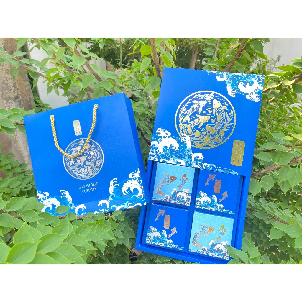 Hộp Trung Thu Mềm 4 bánh 2024 nhiều mẫu - Bánh 150g - 250g