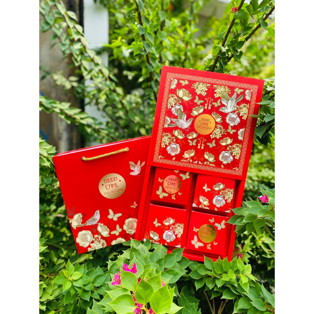 Hộp Trung Thu Mềm 4 bánh 2024 nhiều mẫu - Bánh 150g - 250g