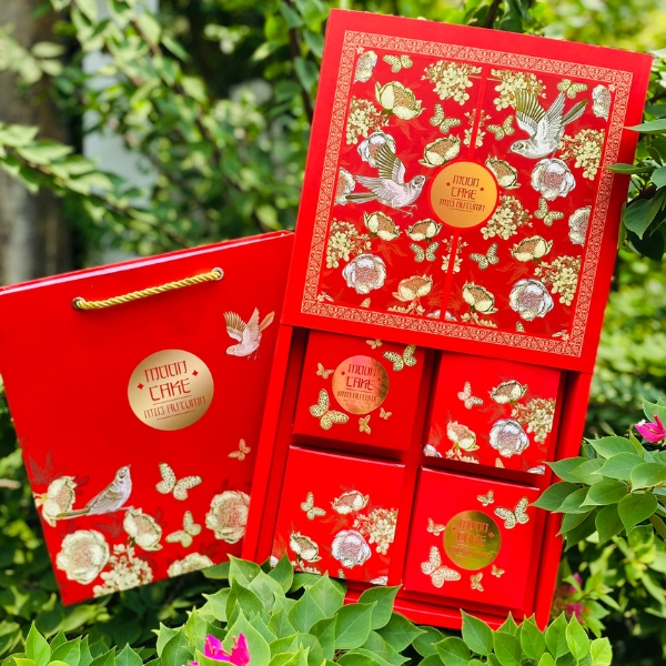 Hộp Trung Thu Mềm 4 bánh 2024 nhiều mẫu - Bánh 150g - 250g