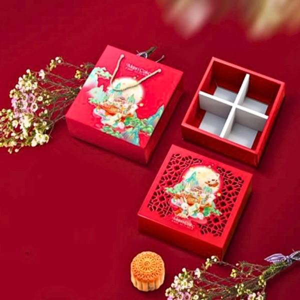 Hộp Trung Thu Mềm 4 bánh 2024 nhiều mẫu - Bánh 150g - 250g