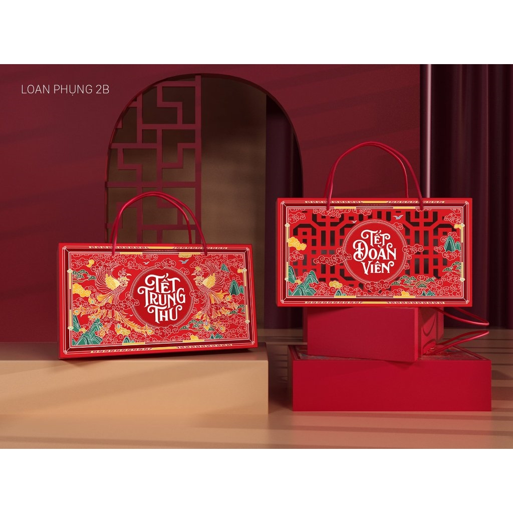 Set 5 Hộp Trung Thu 2 bánh 150-250gr 2024