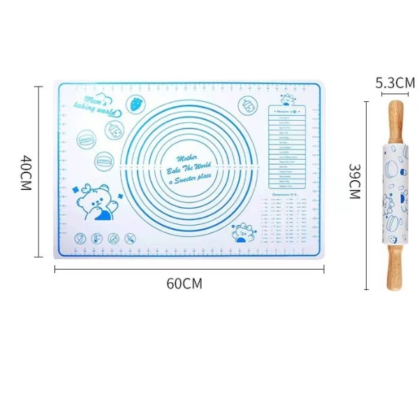 SÉT THẢM NHỒI  + CÂY LĂN BỘT  SILICON