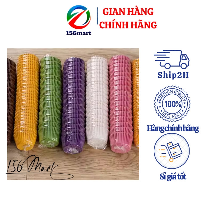 Cup giấy nến lót bánh 6cm / 8cm / 9cm / 10cm / 12cm