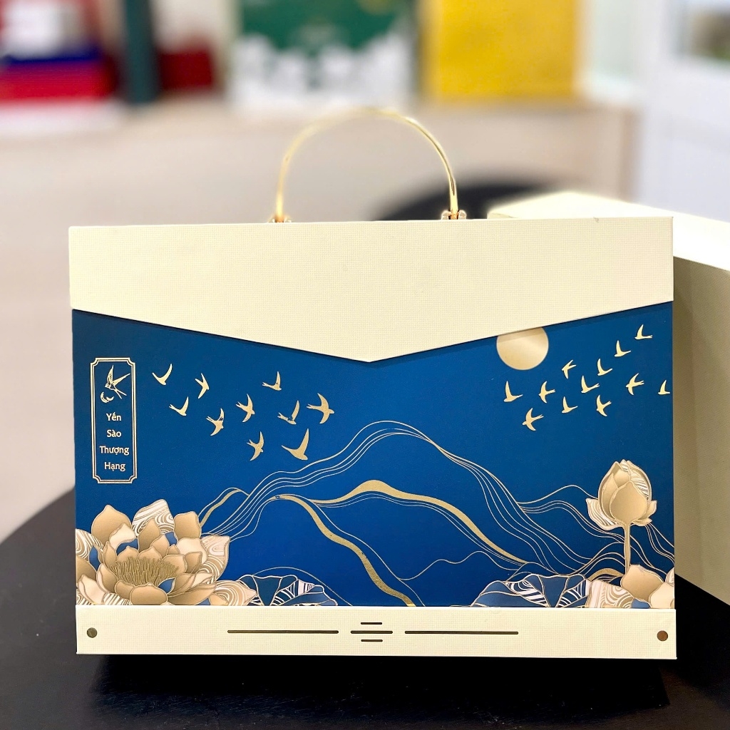 Hộp Đựng Yến Vali Quai Da, Hộp yến quai Inox