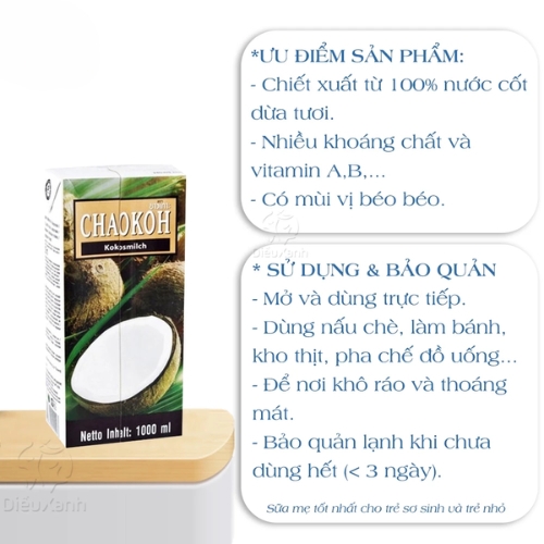 Nước Cốt Dừa Thái Lan 400g