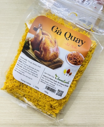 Chà Bông Gà Quay Xé Sợi Kingdeli / Classy 300gr - Chà bông heo đặc biệt 300g
