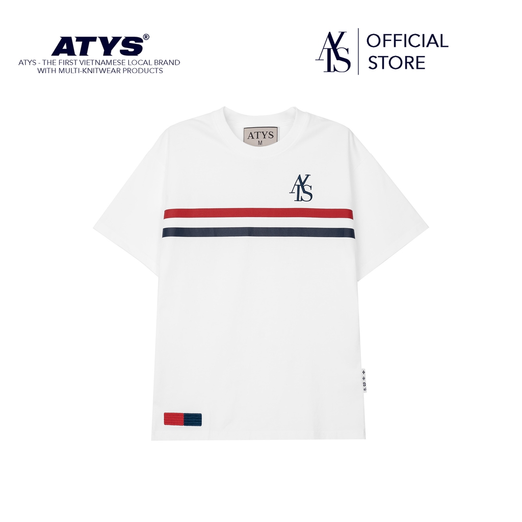 𝐀𝐓𝐘𝐒® 𝟐-𝐋𝐈𝐍𝐄 𝐓-𝐒𝐇𝐈𝐑𝐓 (Trắng)