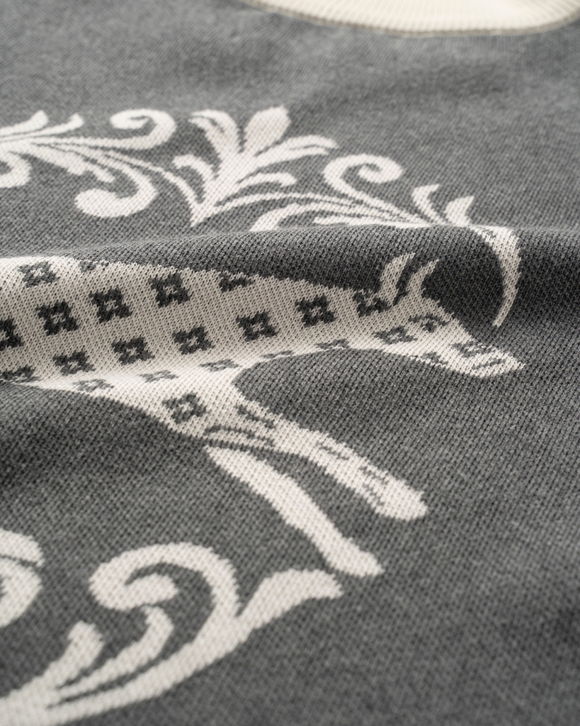 ATYS® SHADOW BACK KNIT HAFT-ZIP POLO