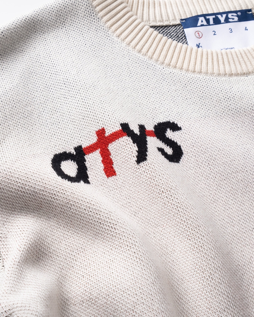 ATYS® NO.3 VARSITY KNIT COTTON T-SHIRT (Kem)