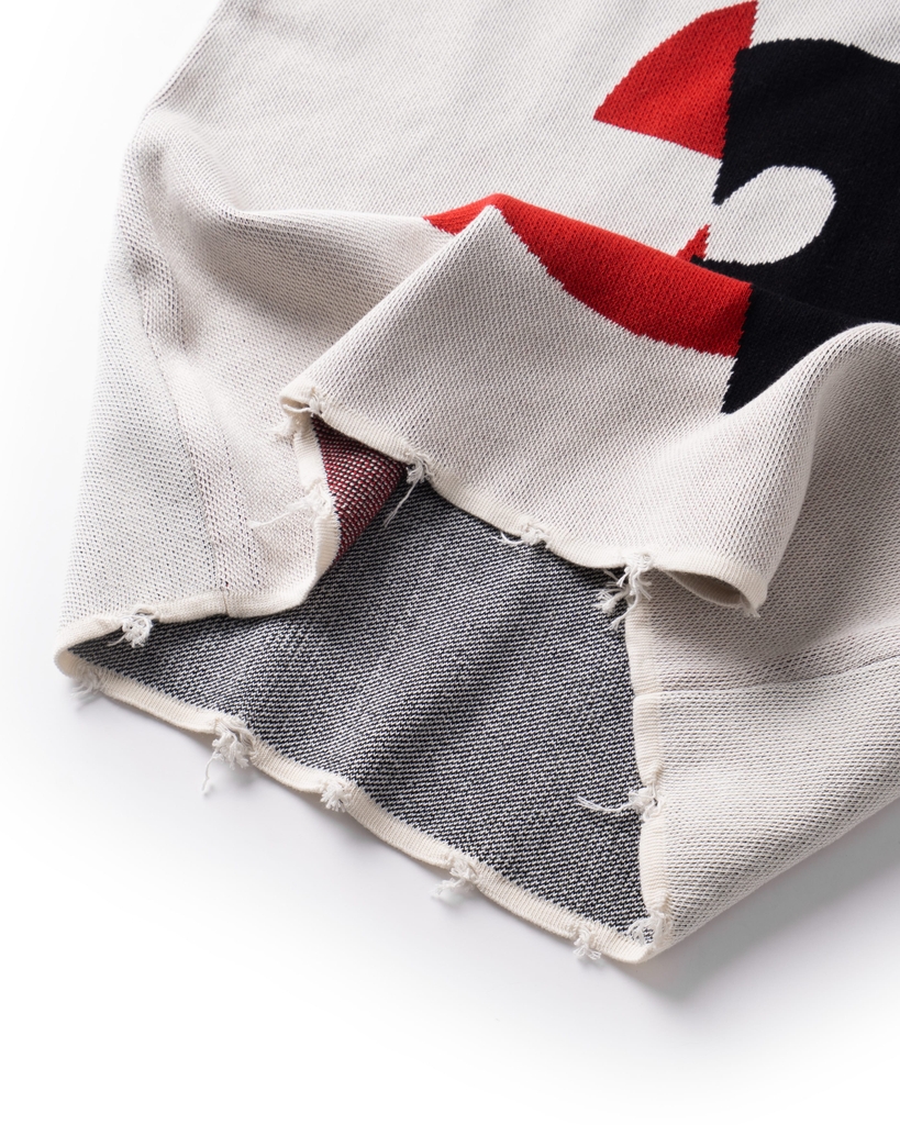 ATYS® NO.3 VARSITY KNIT COTTON T-SHIRT (Kem)
