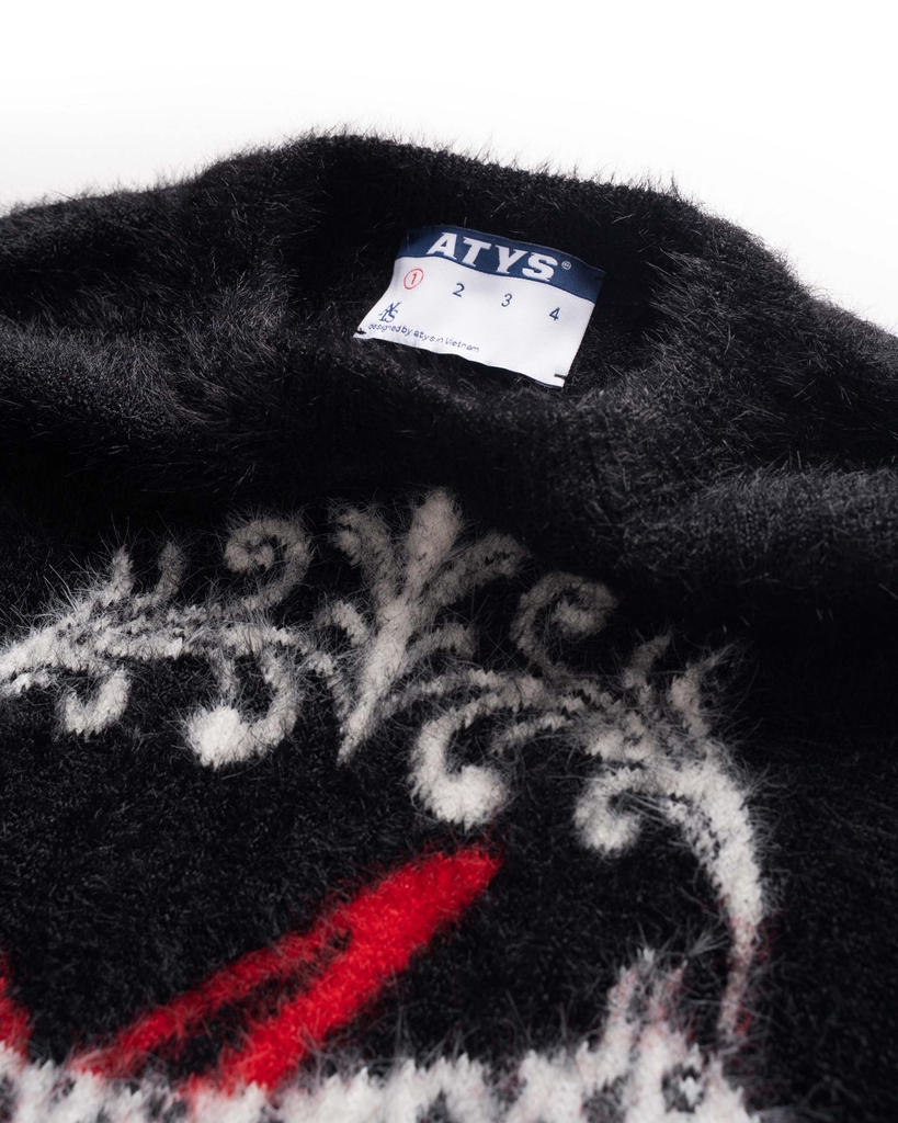 ATYS® ARISTO HOUND MORHAIR SWEATER